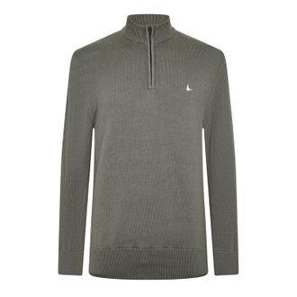 Jack Wills Heren Trui met trechterhals (Leisteen)