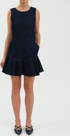 Daze Laurel Denim Minidress in Moonlight Rinse at Nordstrom, Size X-Large