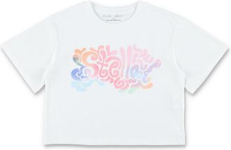 Stella McCartney Stella McCartney Kinder T-Shirts und Polos Wei&szlig;