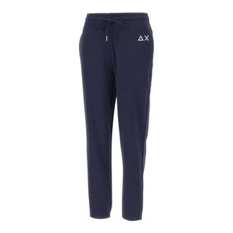 Sun 68 Basic Fleece Trainingsbroeken - Dames - Sweatpants - Blauw - M - Katoen - Broeken