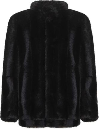 Maison Margiela Dames, Jassen, Bruin, Maat: 2XS Poliester