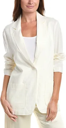 Max Studio Linen-Blend Blazer