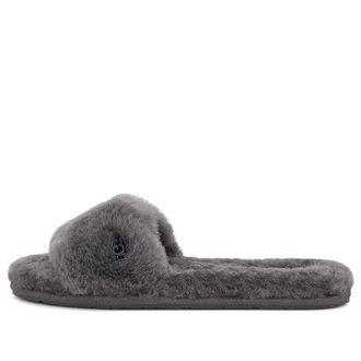 UGG (WMNS) UGG Fluff Slide II Charcoal 1129670-CHRC