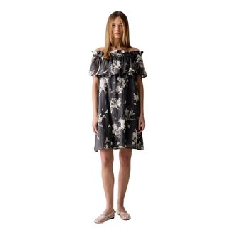 Marc O'Polo Carmen Jurk - Dames - Korte kleedjes - Veelkleurig - L - Kleedjes
