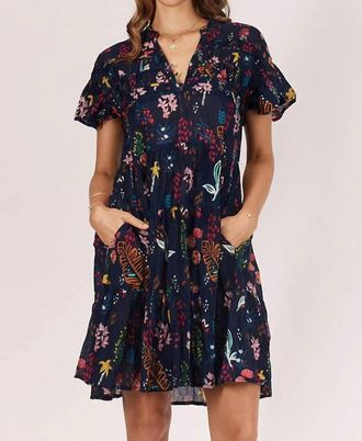 Rubyyaya Barsi Mini Dress In Navy