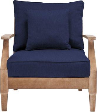 Safavieh Couture Martinique Wood Patio Armchair