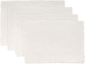 Pom Pom at Home Oakville Set of 4 Placemats in Ivory at Nordstrom