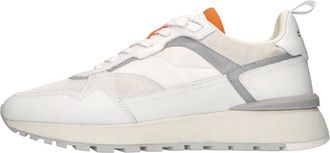 Crime London Schoenen, Heren, Wit, 43 EU, Leer, Lunar Sneaker