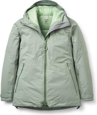 RAB Optical Down Jacket Daunenjacke f&uuml;r Damen | grau