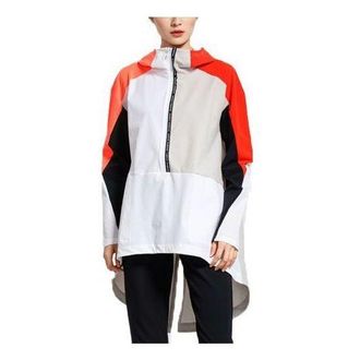 Under Armour (WMNS) Under Armour Woven Graphic Anorak Jacket White Black Orange 1317852-100