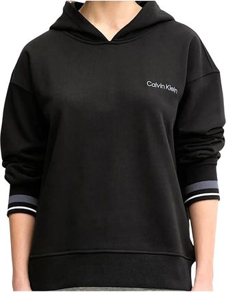 Calvin Klein Felpa - Dames - Hoodies - Zwart - M - Katoen - Hoodies & sweatvesten