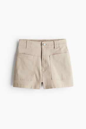 H&M Cargoshorts aus Twill - Beige