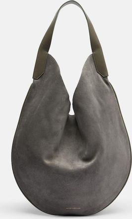 Victoria Beckham Soft Pli&eacute; suede shoulder bag