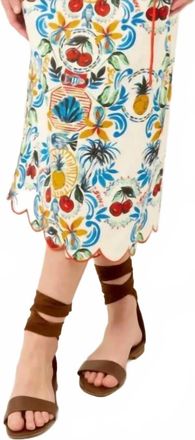 Marie Oliver Womens Sandra Wrap Skirt In Floragram
