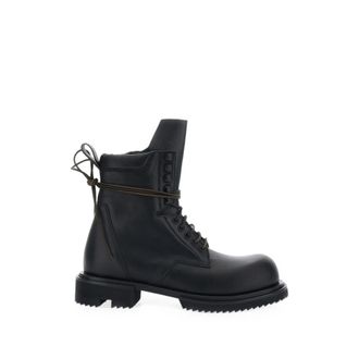 Rick Owens Gabe Lace-up Leather Boots