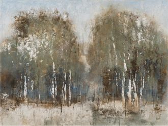 Schubiger M&ouml;bel Bild Abstrakter Birkenwald