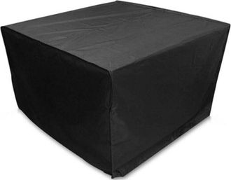 OEM Housse De Table Jardin - Oxford 210d Impermeable - Pour Ensemble Ext&eacute;rieur Carr&eacute; 90x90x90 Cm - Noir - 1 Piece