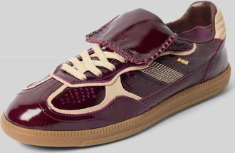Alohas Sneaker mit Schn&uuml;rverschluss in Bordeaux, Gr&ouml;&szlig;e 37