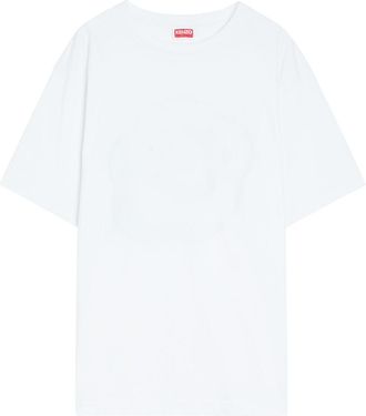 Kenzo Boke Flower 2.0 Appliqu&eacute;d Cotton T-shirt - White - XL