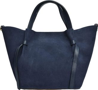 Isabella Rhea Blauw Rundleer Tas