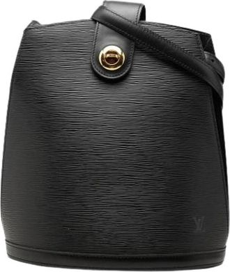 Louis Vuitton Pre-owned Cluny Bucket Bag - Dames - Vintage Tas - Zwart - ONE Size - Leer - Vintage