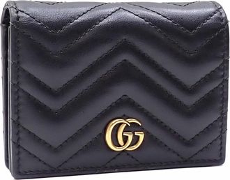 Gucci Black Leather Wallet (Bi-Fold) (Pre-Owned)