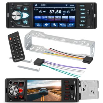 OEM Autorradio Kruger&matz Bluetooth De 4, Entrada Aux Para C&aacute;mara De Marcha Atr&aacute;s, 1 Din