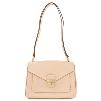 Longchamp Le Pliage Leather Shoulder Bag (Pre-Owned)