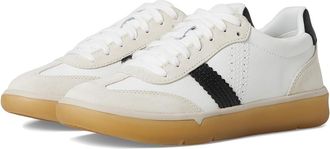 Vionic City Walk Womens Walking Shoes White/Black Leather : 12 W