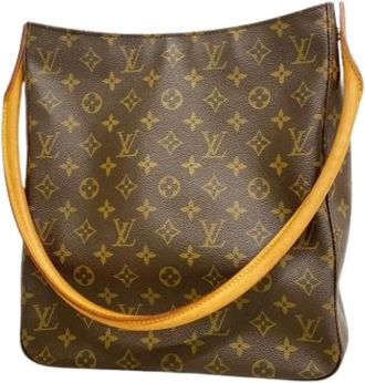 Louis Vuitton Pre-owned Shoulder Bags, female, Brown, Size: ONE SIZE Pre-owned Looping GM Shoulder Bag