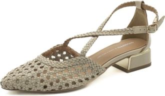 Gioseppo Schoenen, Dames, Beige, 36 EU, Leer, Brillion Off White High Heel Sandalen