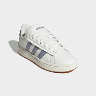adidas Sneaker ADIDAS SPORTSWEAR GRAND COURT ALPHA 00S, Damen, Gr. 40,5, core wei&szlig;, silber violet, gum10, Synthetik, Schuhe Sneaker