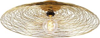 QAZQA Qazqa - Oriental Ceiling Light Gold 60 cm - Glan