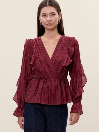 Rebecca Taylor Olivia Ruffle Blouse