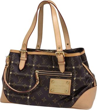 Louis Vuitton Monogram Brown Monogram Handbag Shoulder Bag Tote Bag (Pre-Owned)