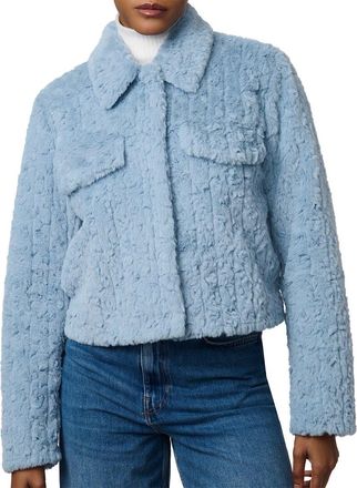 Bernardo Short Sherpa Coat