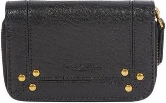 Jerome Dreyfuss Henri Coin Wallet - Dames - Portefeuilles - Zwart - ONE Size - Katoen - Accessoires