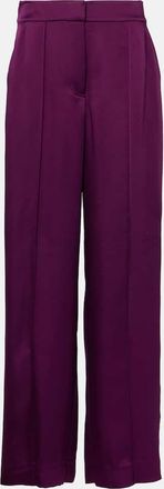 SIMKHAI Kira satin wide-leg pants