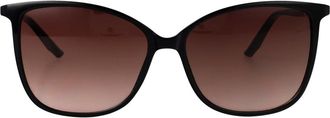 Calvin Klein Slim Butterfly Zonnebril - Dames - Zonnebrillen - Zwart - 57 MM - Accessoires