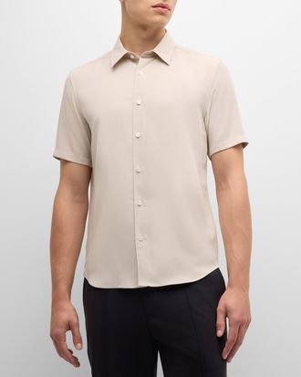 Theory Mens Irving Fluid Tencel Sport Shirt