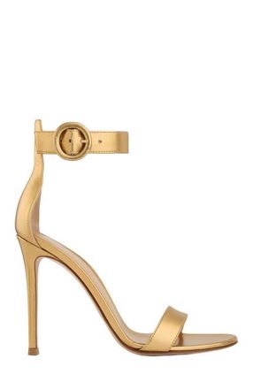 Gianvito Rossi Portofino 105 Sandals in Gold at Nordstrom, Size 35.5