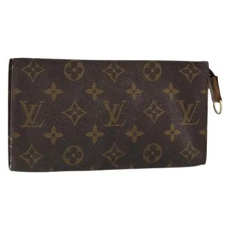 Louis Vuitton Pre-owned Clutches, female, Brown, Size: ONE SIZE Pre-owned Accessory Pouch
