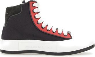 Alexander McQueen Black Lace Up Sneakers