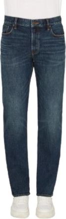 Emporio Armani J76 Straight-fit Jeans - Heren - Slim Fit Jeans - Blauw - W34 - Denim - Jeans