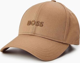 HUGO BOSS Womens Ari Bow Detail Baseball Cap - Cream - Size: ONE size