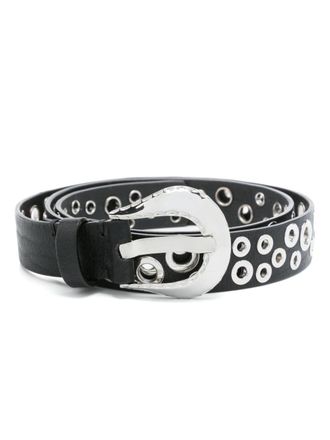 Golden Goose New Tex belt - women - Calf Leather/Metal - 70 - Black