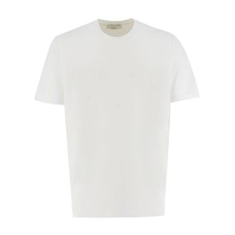 Mauro Ottaviani T-Shirts, male, White, Size: 2XL Cotton Crew-neck T-shirt for Hot Days