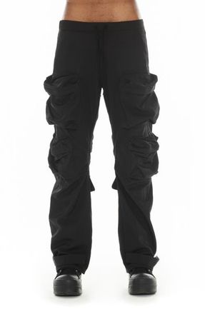 Cult of Individuality 610 Baggy Cargo Pants in Black Nylon at Nordstrom, Size Xx-Large