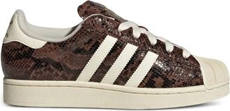 adidas snakeskin striped sneakers - Brown