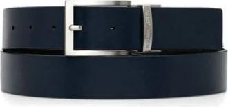 Emporio Armani Reversible Leren Riem - Heren - Riemen - Zwart - ONE Size - Leer - Accessoires